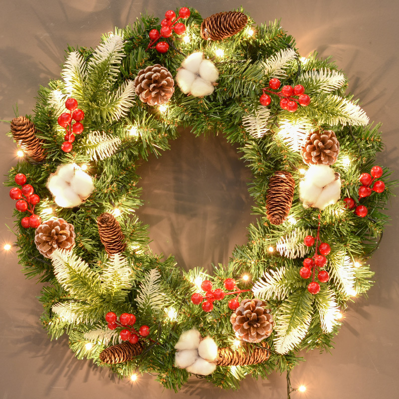 Flocked Wreath Flocked Winter Wreath Vintage Christmas Wreath Winter Wreath Poinsettia Wreath Christmas Wreath